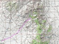 Barber Canyon USGS  USGS map showing location of Barber Canyon